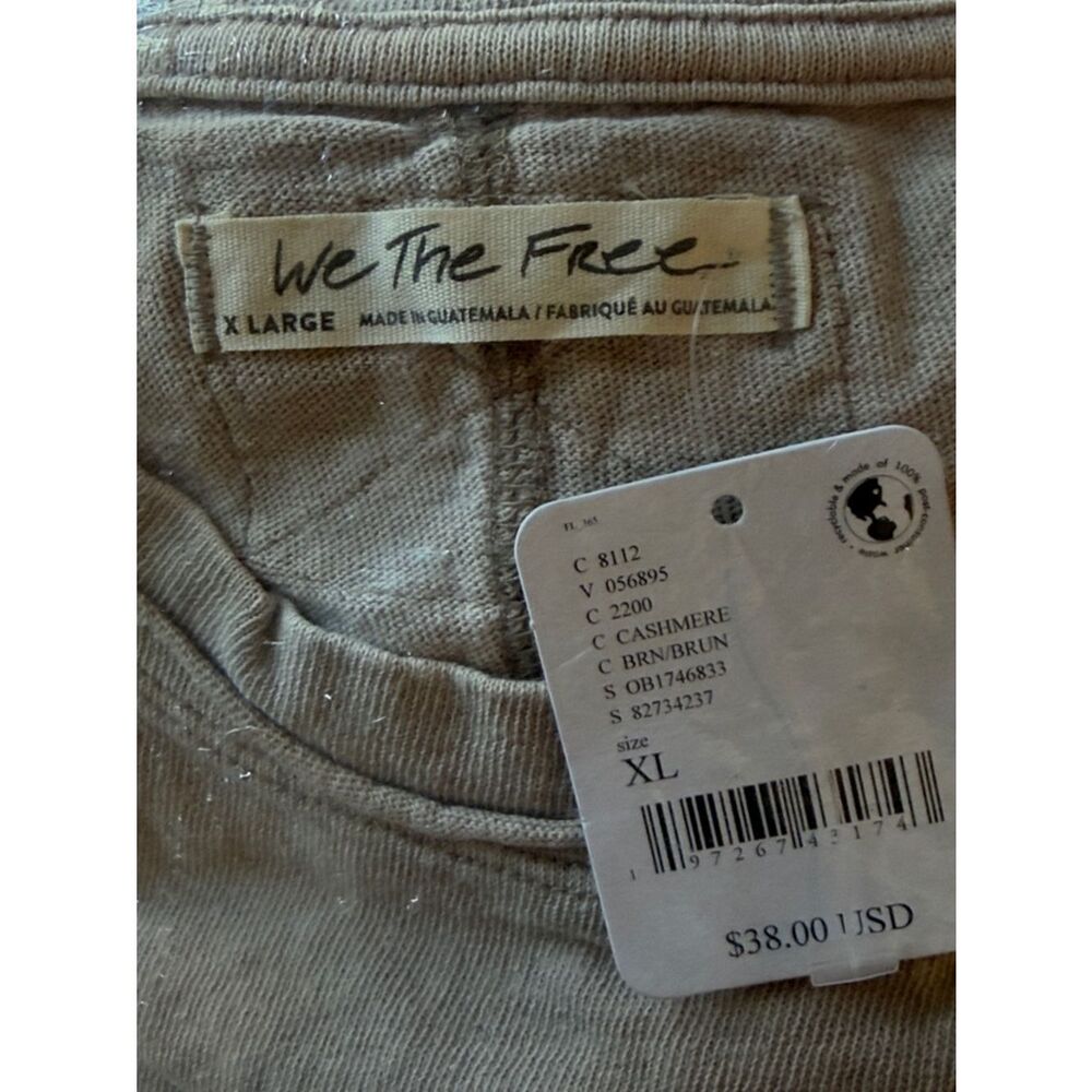 NWT Free People We The Free Tied Up Muscle Tee Size XL - Picture 8 of 13